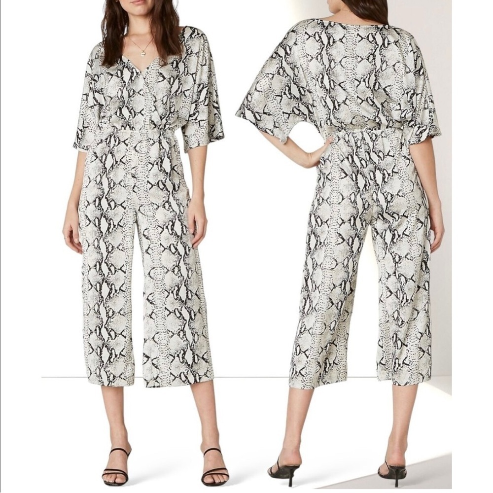 NWT BB DAKOTA Women's Snakeskin Print Jumpsuit
